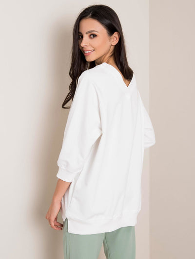 RUE PARIS Biała bluza oversize