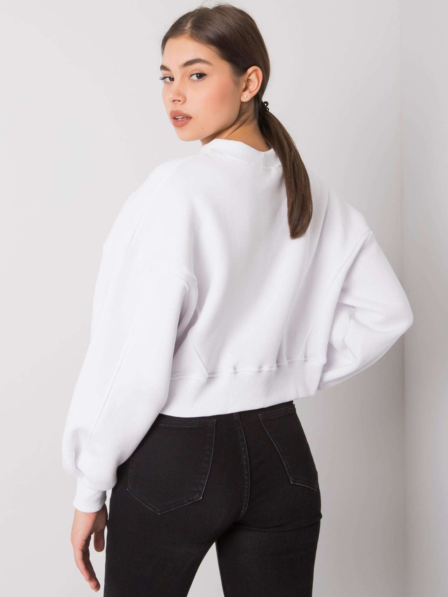 Biała bluza damska basic