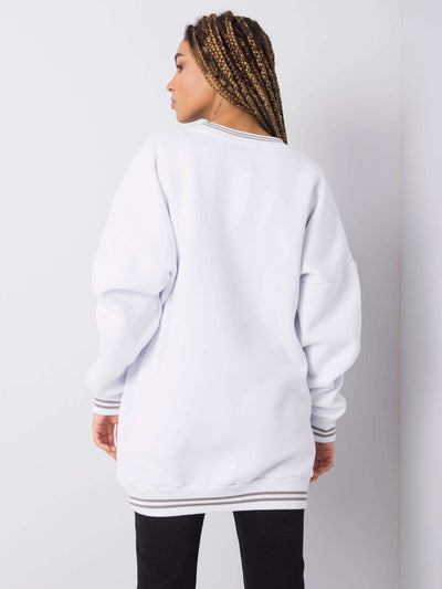 RUE PARIS Biała bluza oversize