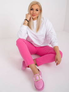 Biała bluza plus size basic