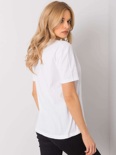 Biały bawełniany t-shirt