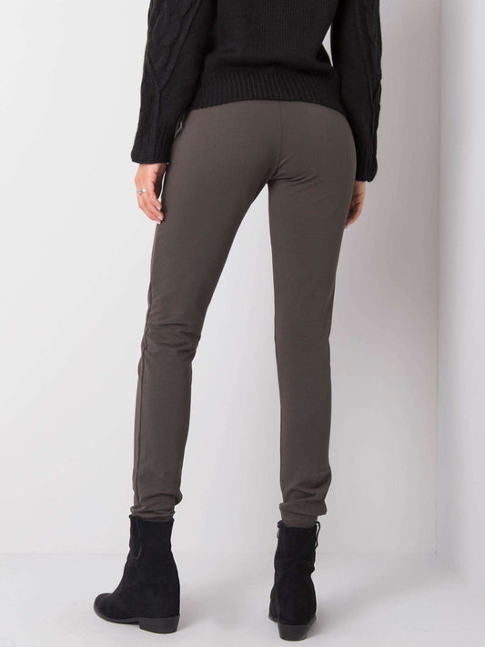 Ciemne khaki damskie dresy