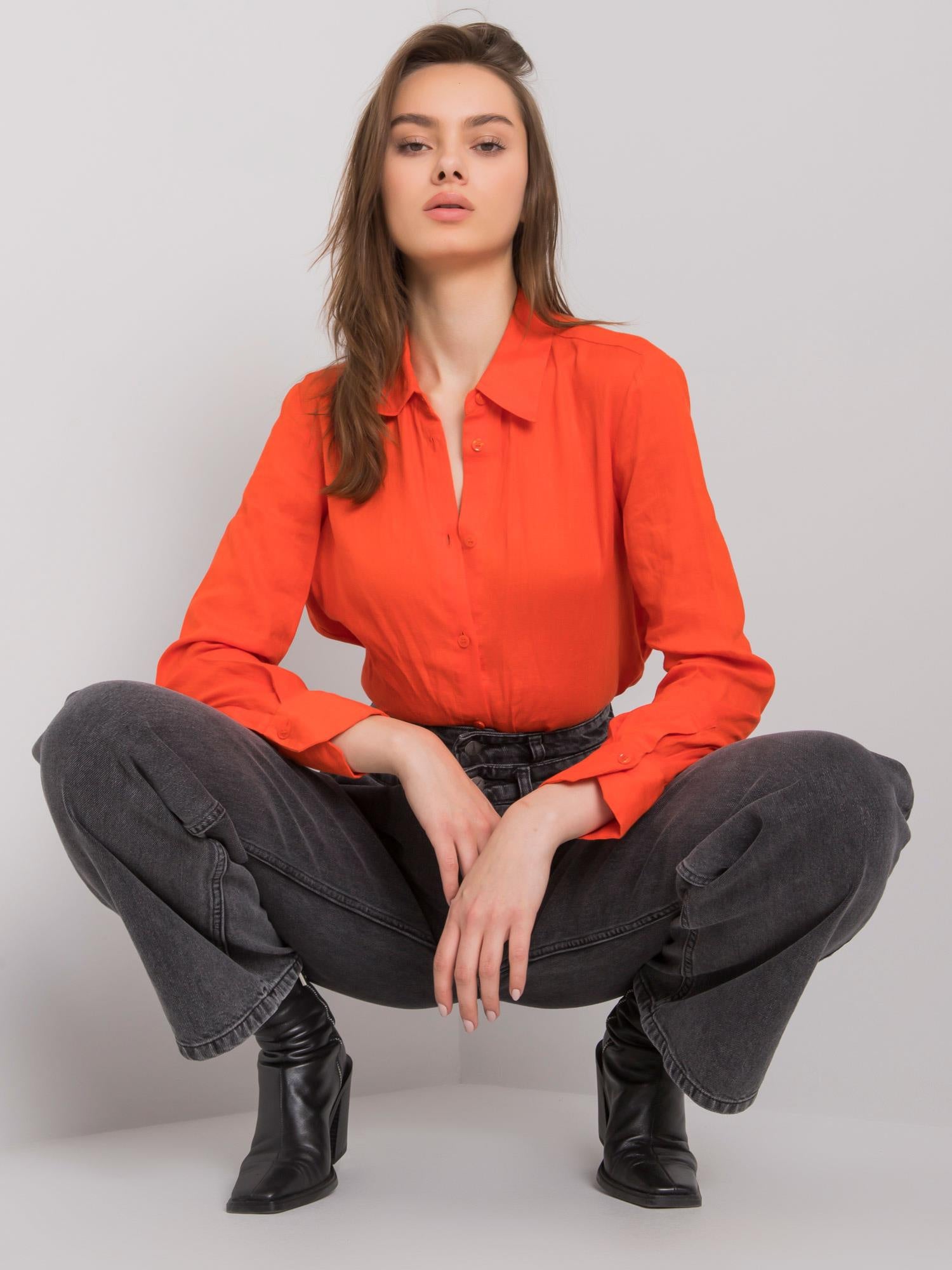 Ciemnoszare szerokie jeansy high waist