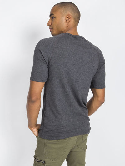 T-shirt termiczny męski ciemnoszary
