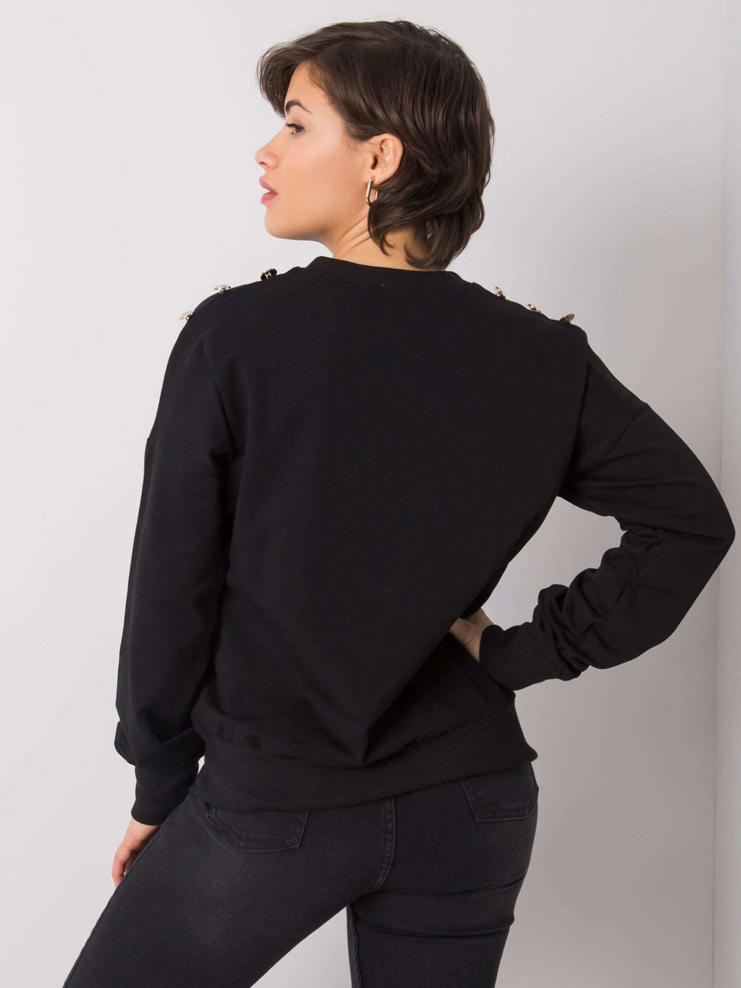 Czarna bluza z napisem