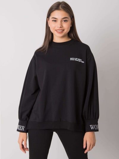 Czarna bluza z bawełny