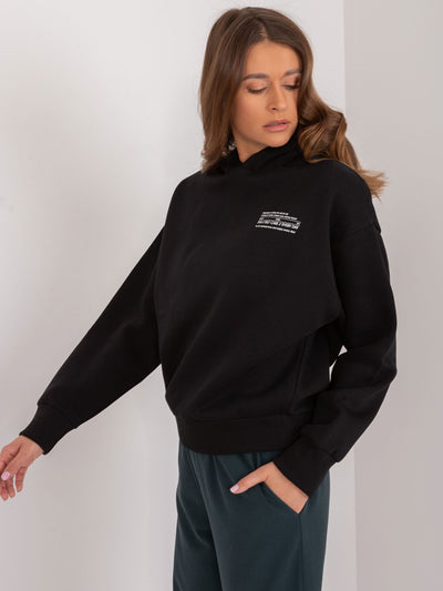 SUBLEVEL Czarna bluza z kapturem