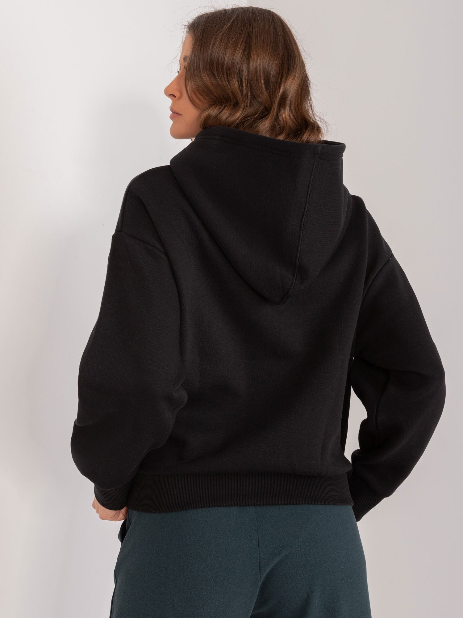 SUBLEVEL Czarna bluza z kapturem