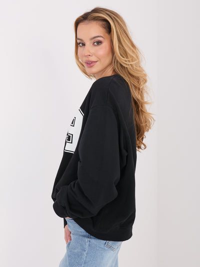 Czarna damska bluza z numerem 09