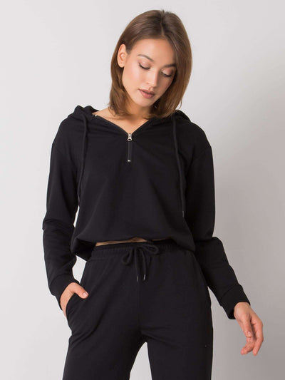SUBLEVEL Czarna bluza damska