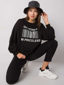 Czarna bluza z printem