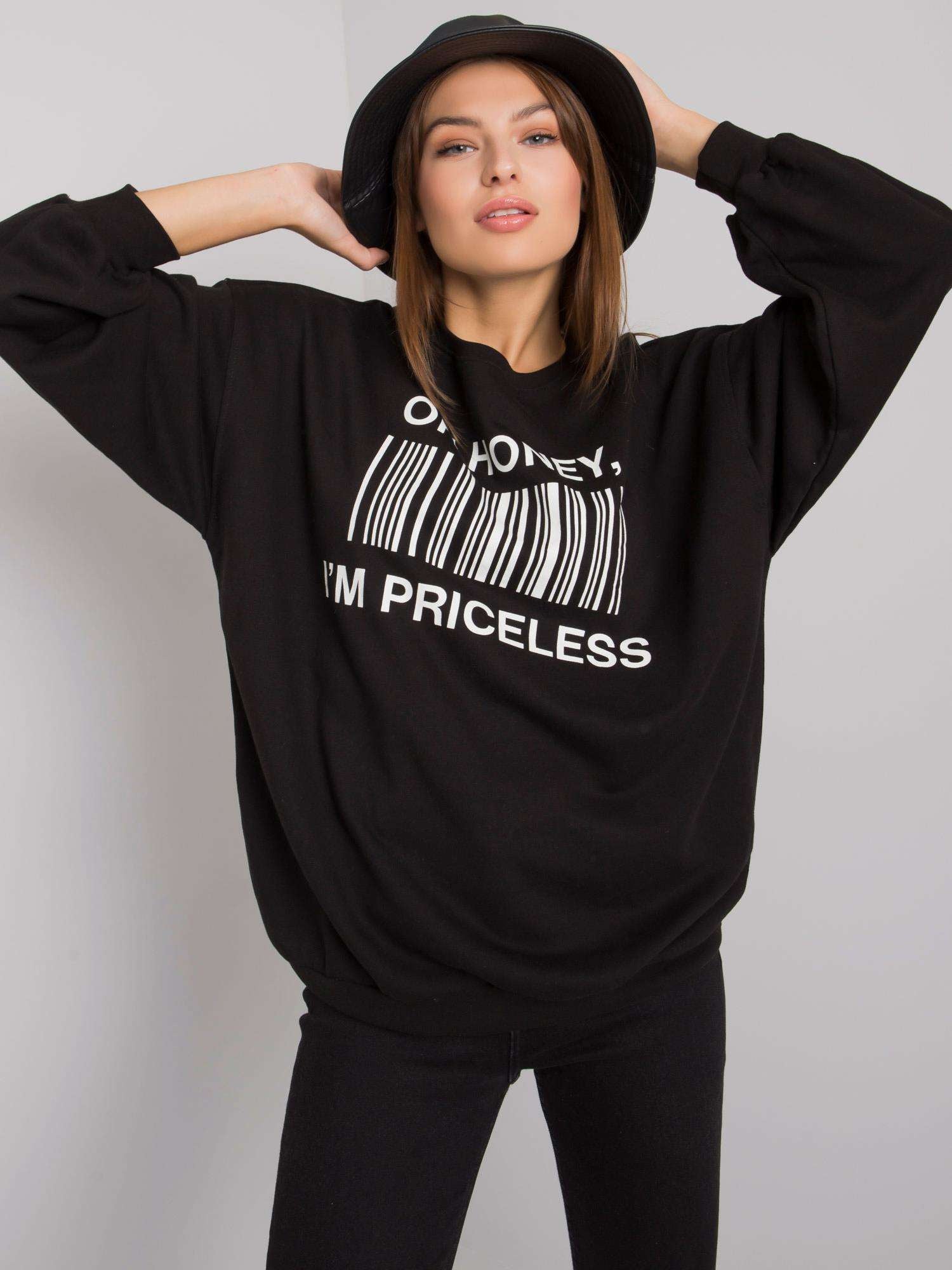 Czarna bluza z printem