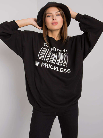Czarna bluza z printem