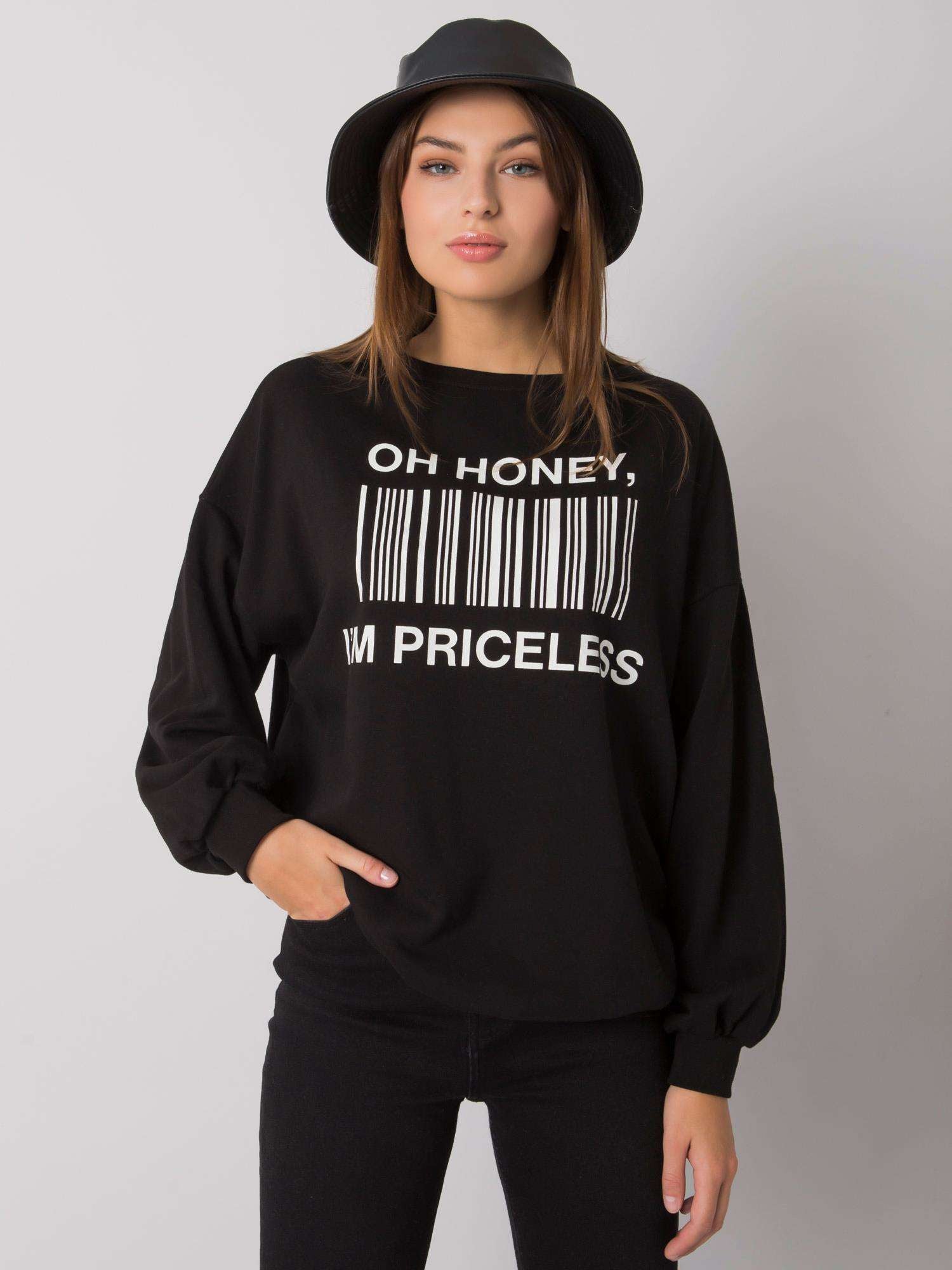 Czarna bluza z printem
