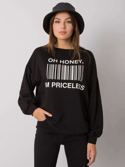 Czarna bluza z printem