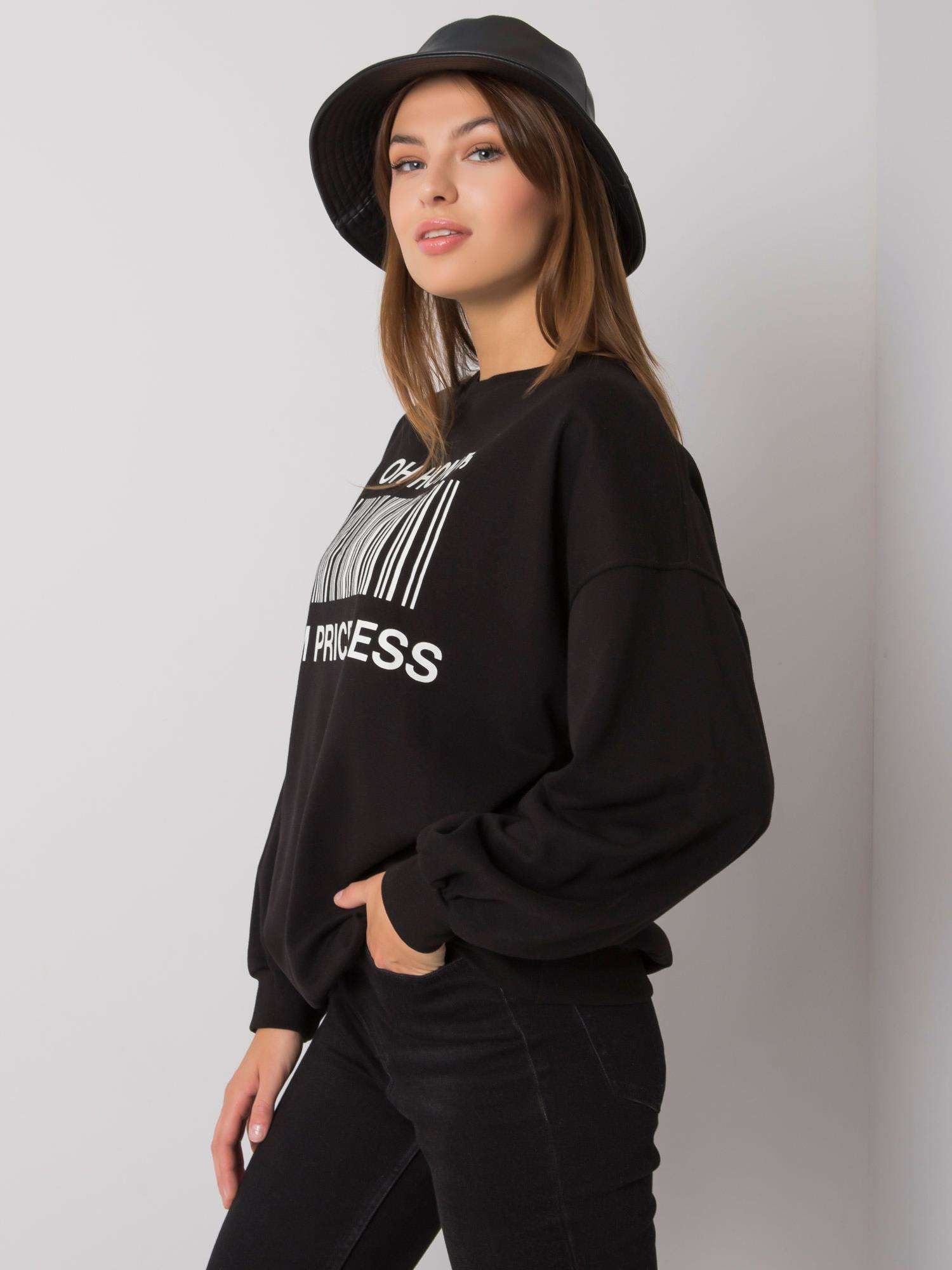 Czarna bluza z printem