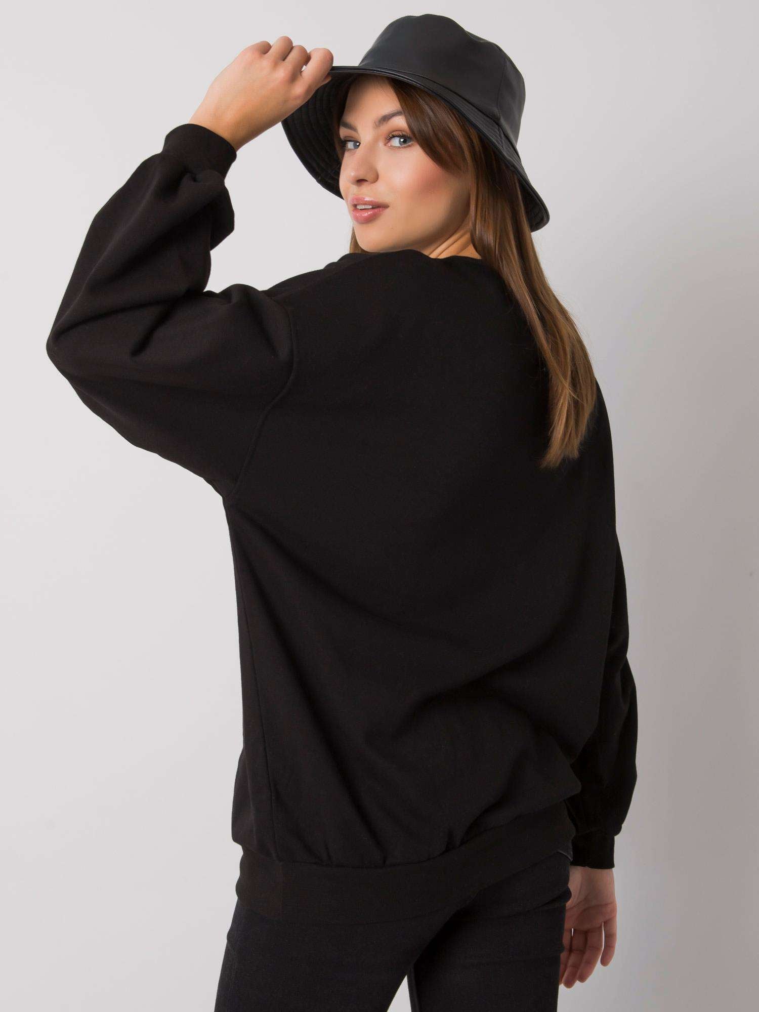 Czarna bluza z printem
