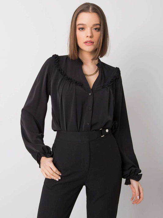 OCH BELLA Czarna bluzka damska