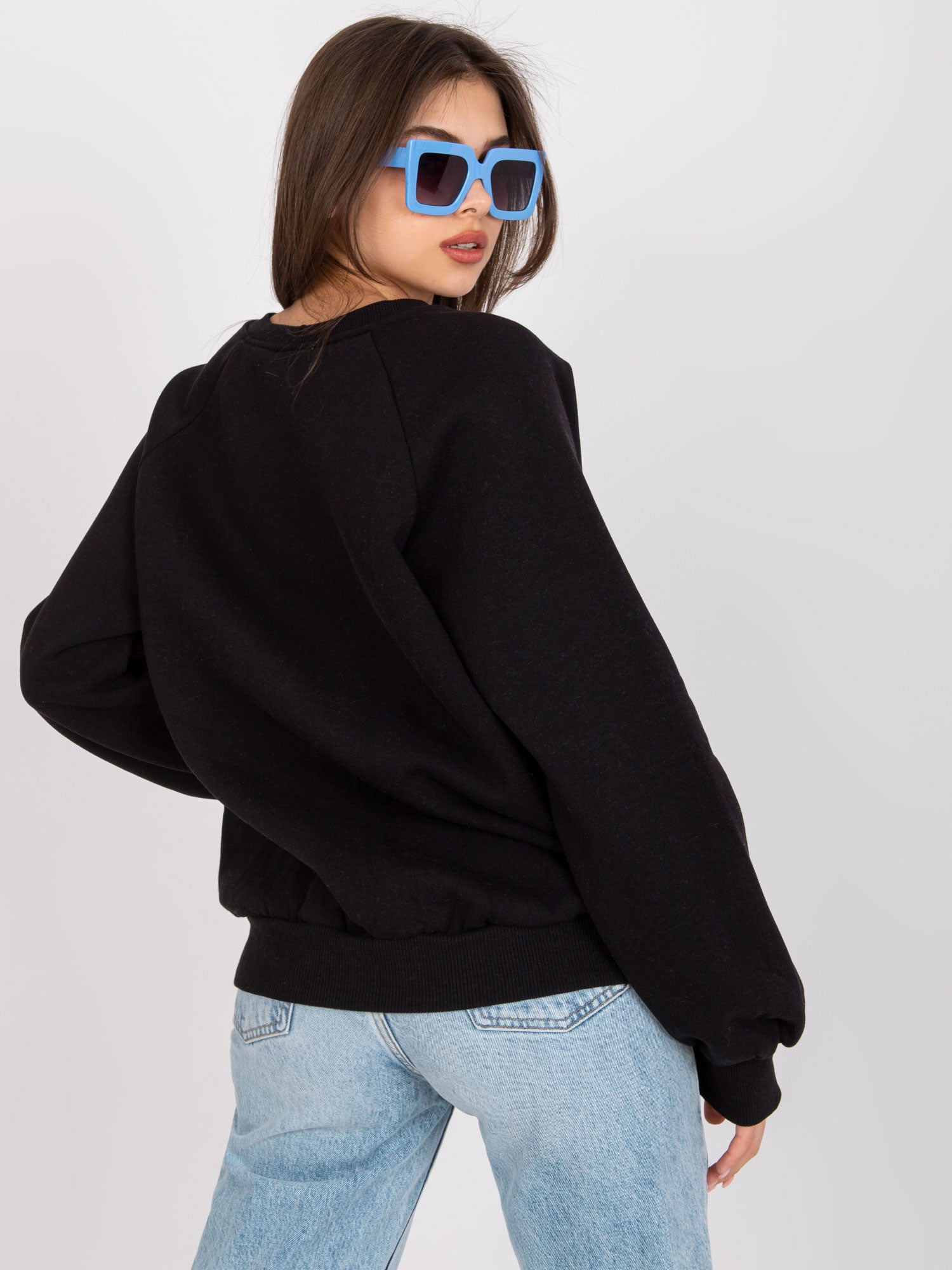 Czarna bluza dresowa z napisem
