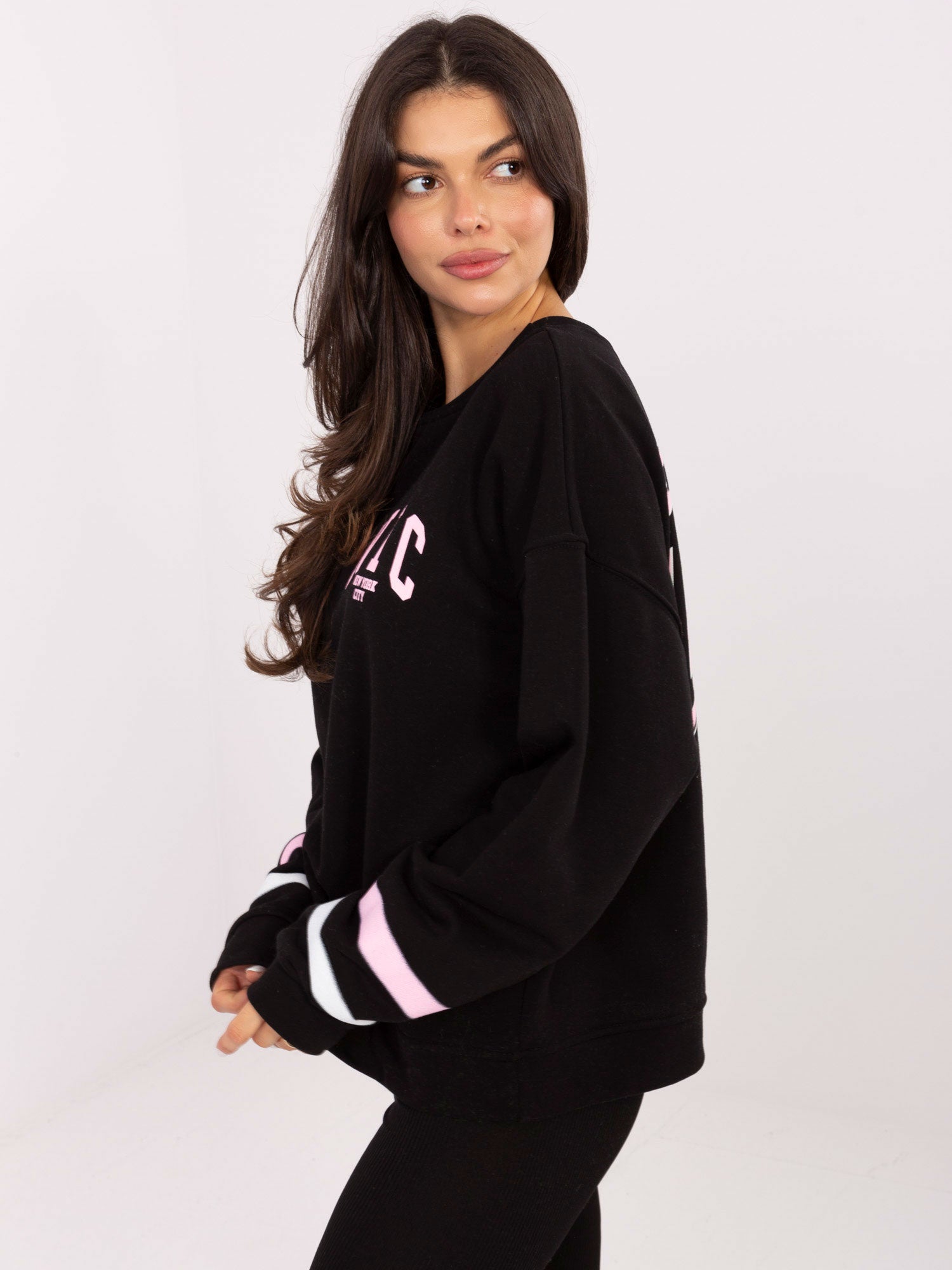 Czarna damska bluza z napisem NYC