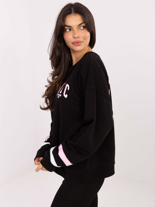 Czarna damska bluza z napisem NYC