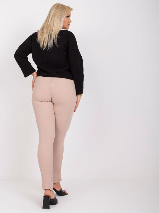 Czarna bluzka plus size z bawełny