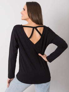 RUE PARIS Czarny longsleeve damski