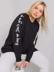 Czarna damska tunika plus size