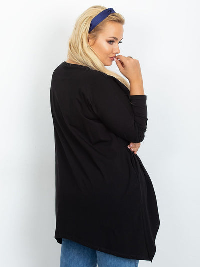 Tunika czarna plus size