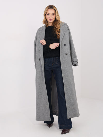 Czarny sweter oversize z domieszką wełny