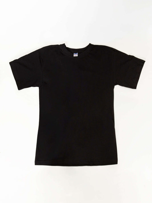 Czarny bawełniany t-shirt męski