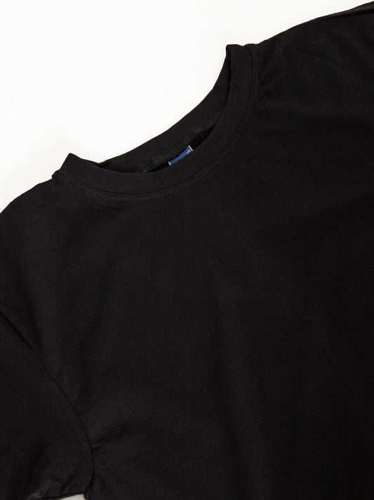 Czarny bawełniany t-shirt męski