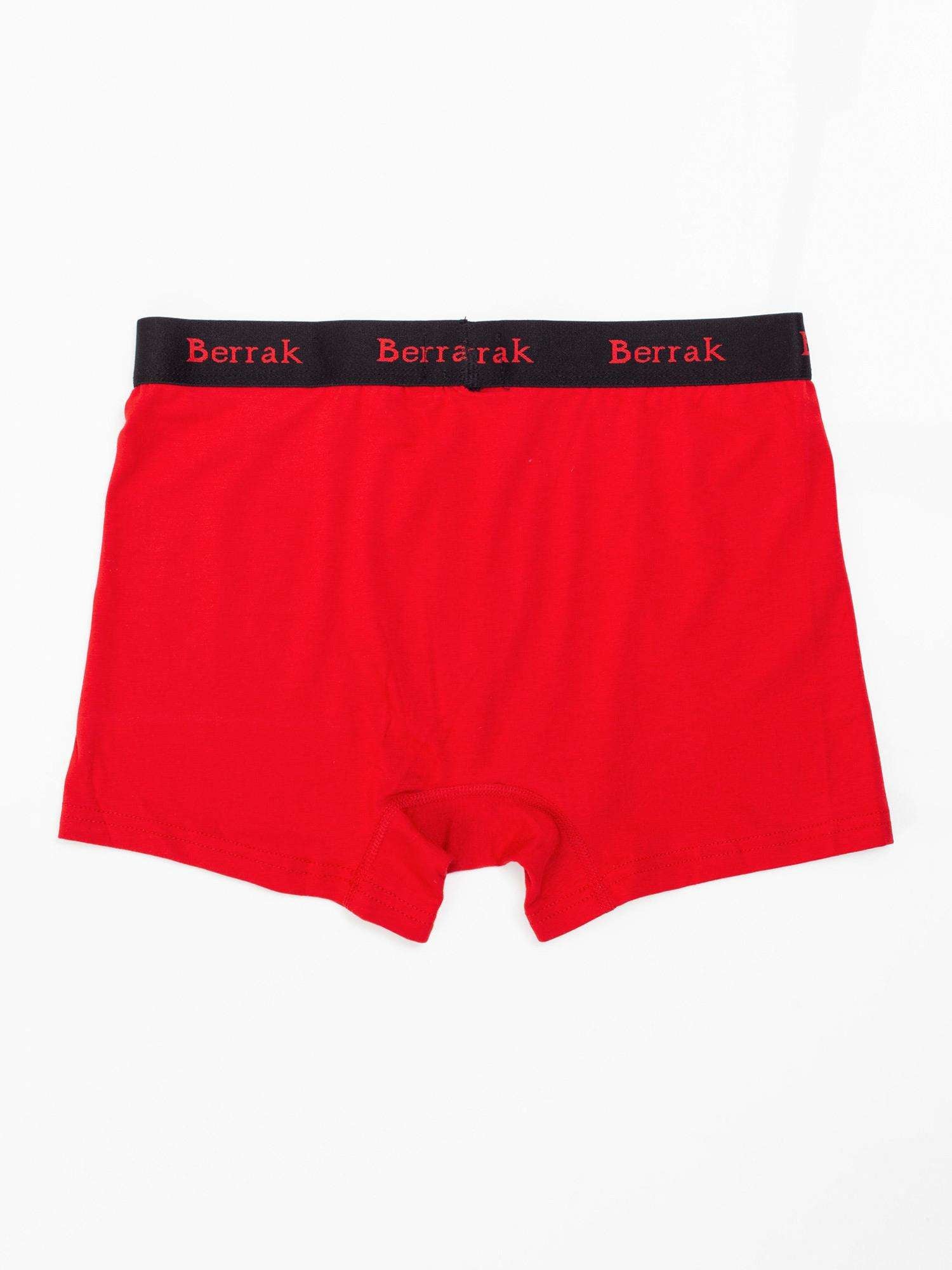 Męskie bokserki czerwone