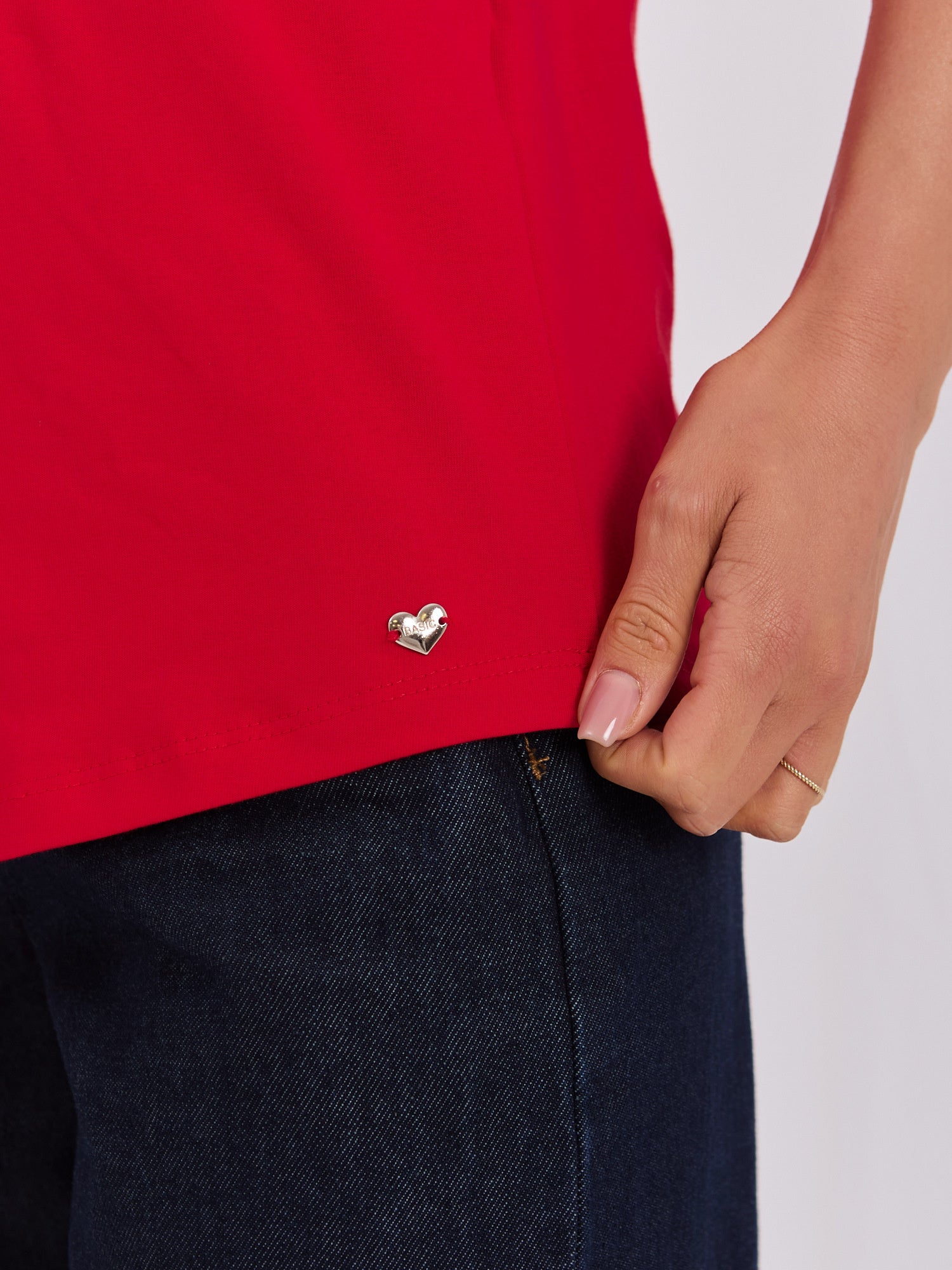 Czerwony t-shirt basic