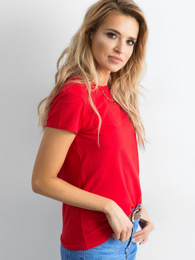 Czerwony t-shirt Peachy