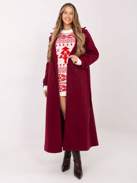 Ecru świąteczny sweter we wzory