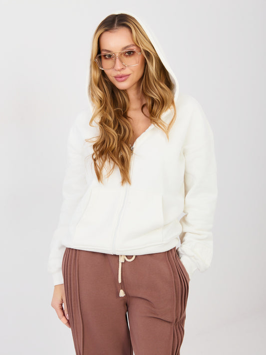 NATURAL SIDE Ecru rozpinana bluza oversize