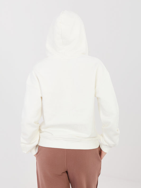 NATURAL SIDE Ecru rozpinana bluza oversize