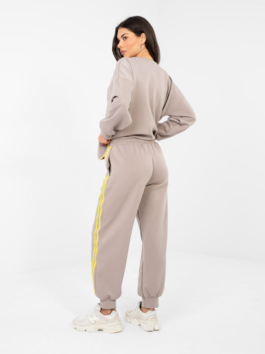 RUE PARIS Fango casualowy komplet z miękkiego materiału