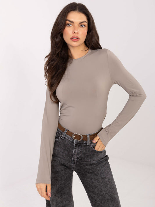 SUBLEVEL Fang odopasowana bluzka basic
