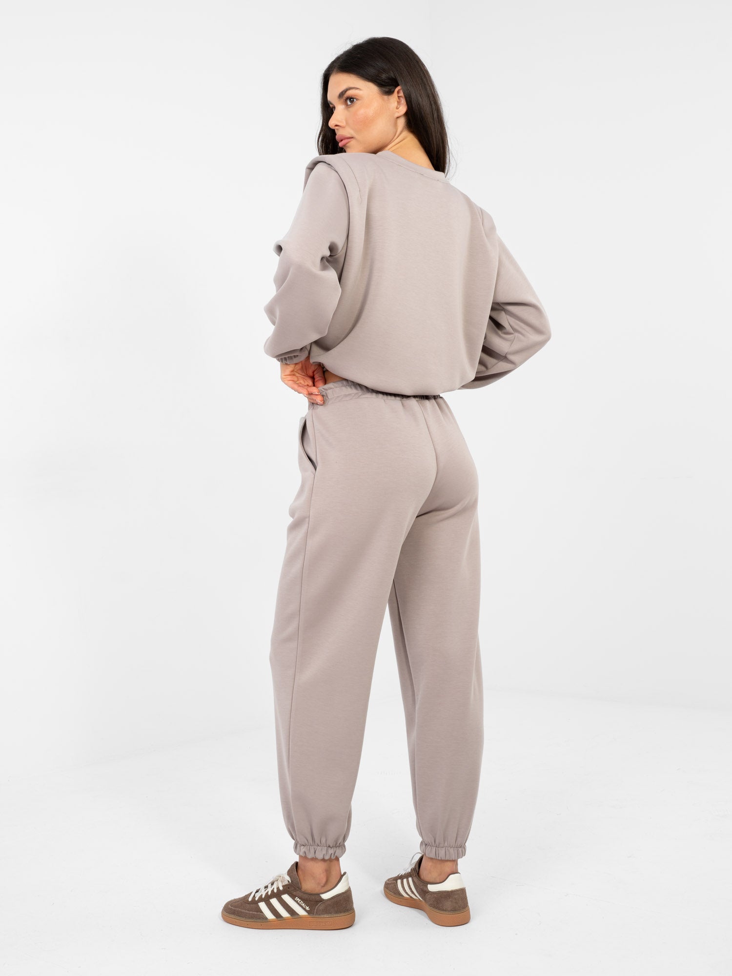 RUE PARIS Fango dresowy komplet ze spodniami typu jogger