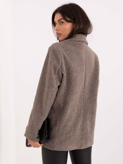 RUE PARIS Fango płaszcz o kroju oversize