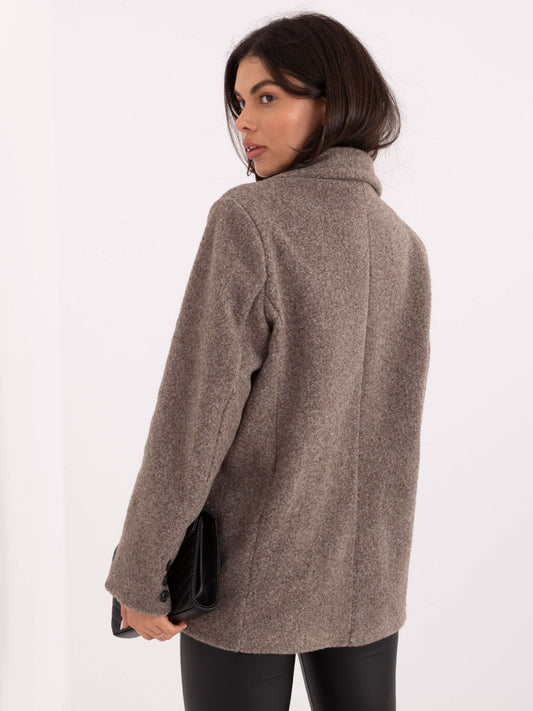 RUE PARIS Fango płaszcz o kroju oversize