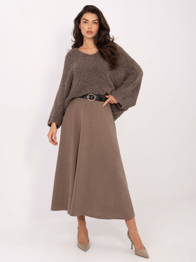 Fango sweter boucle z domieszka wełny