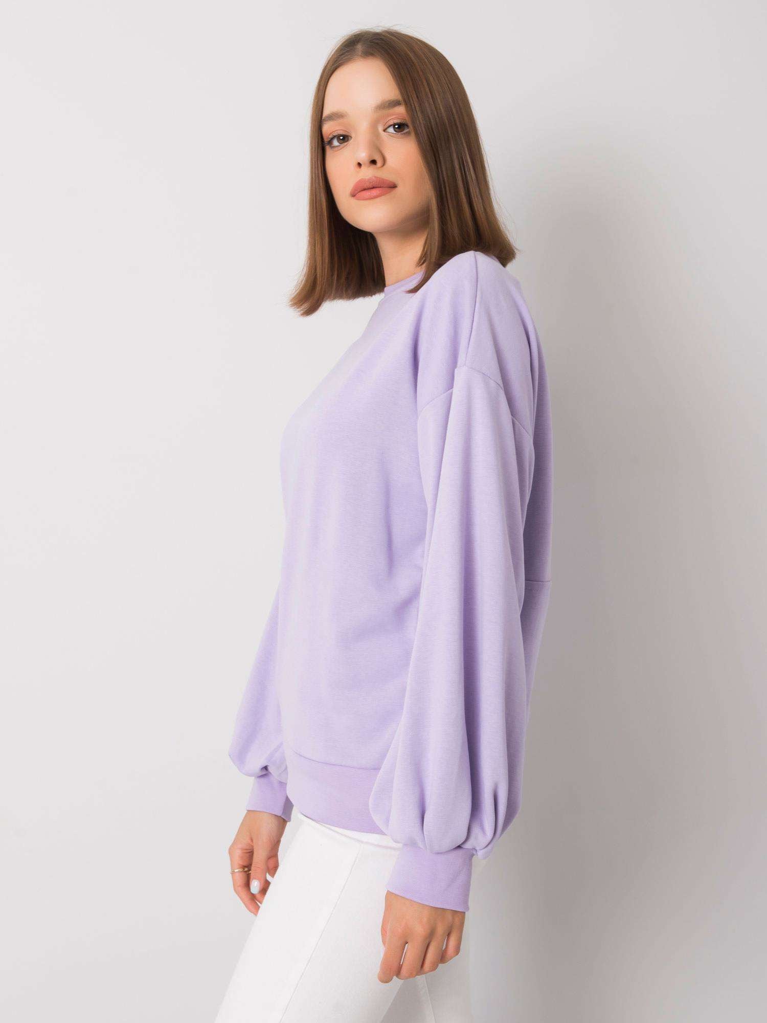 Fioletowa bluza z wycięciem na plecach