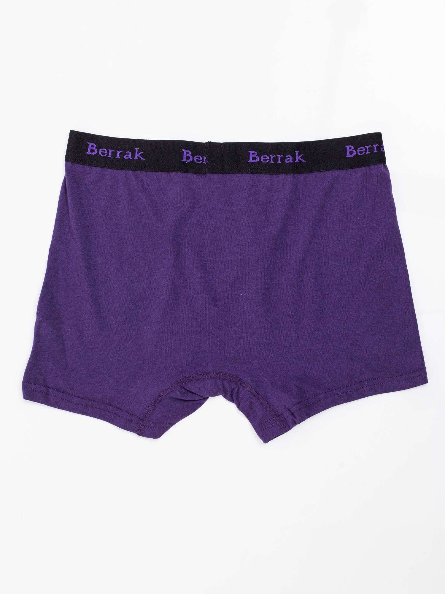 Męskie bokserki fioletowe