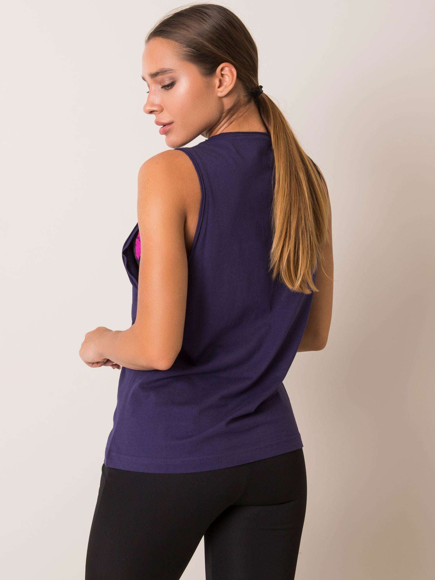 FOR FITNESS Fioletowy top