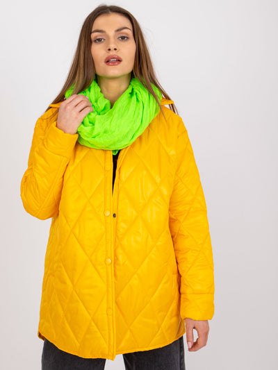 Fluo zielona chusta jednokolorowa
