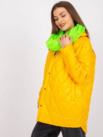 Fluo zielona chusta jednokolorowa