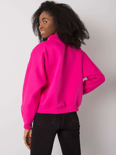 Fuksjowa bluza rozpinana